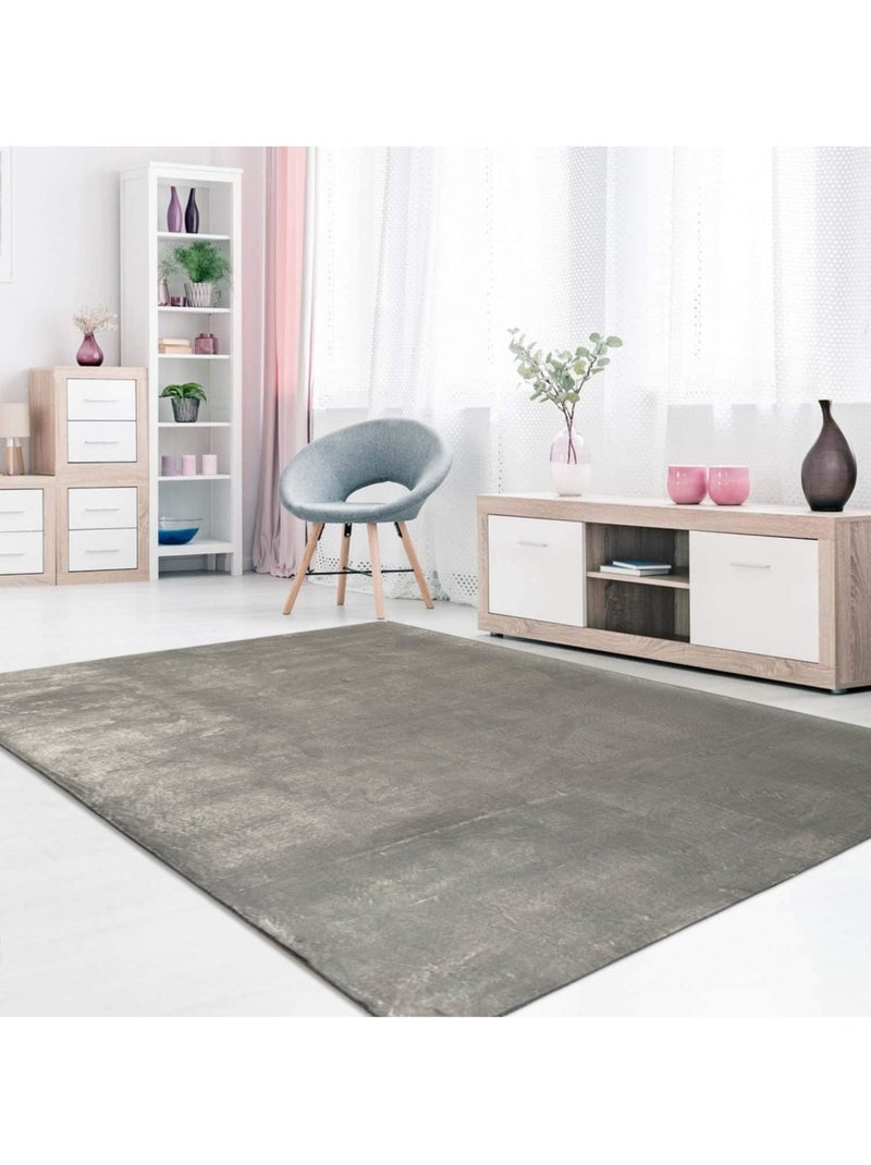 Tapis d'intérieur TUFTY Uni Gris - Kiabi