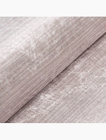 Tapis d'intérieur Uni Beige Clair à Franges