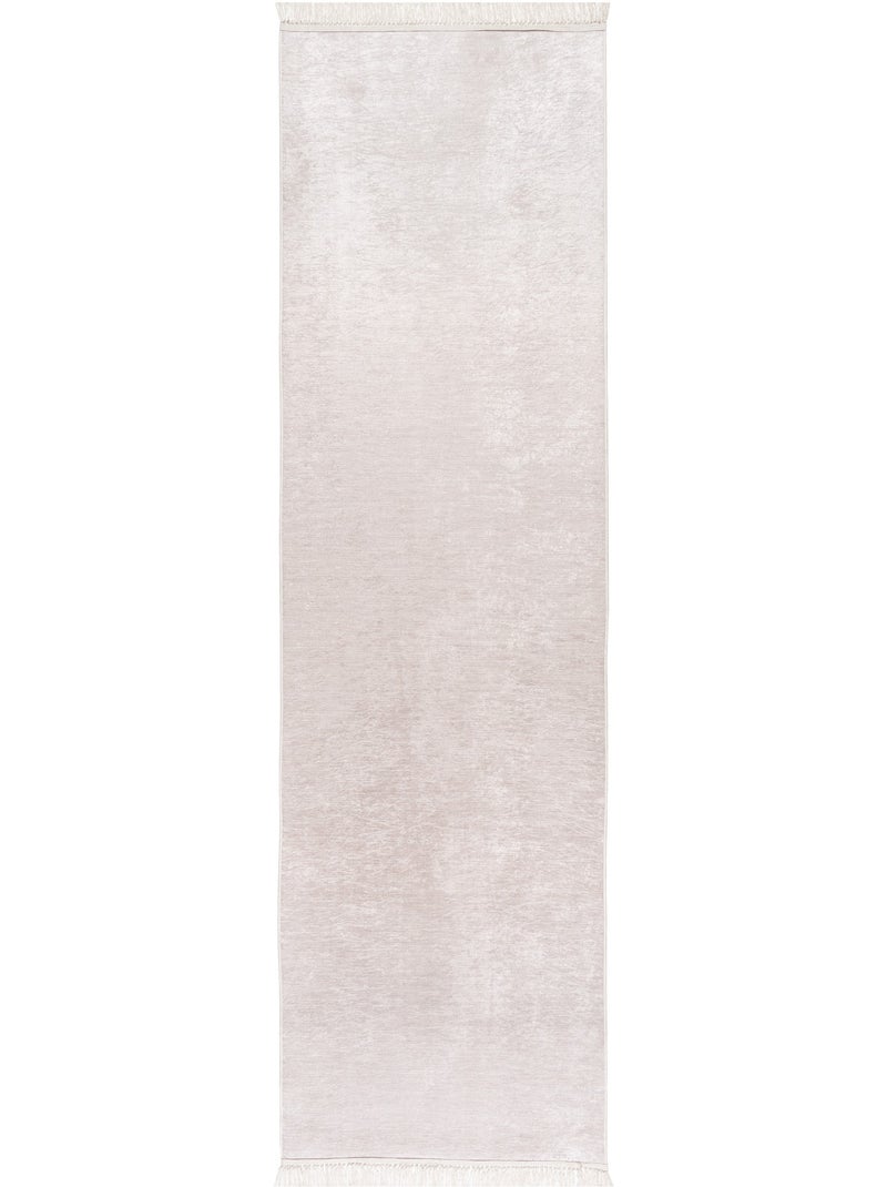 Tapis d'intérieur Uni Beige Clair à Franges Beige - Kiabi