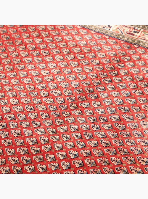 Tapis d'orient au motif oriental, noué main en laine, hamadan 51 - Kiabi