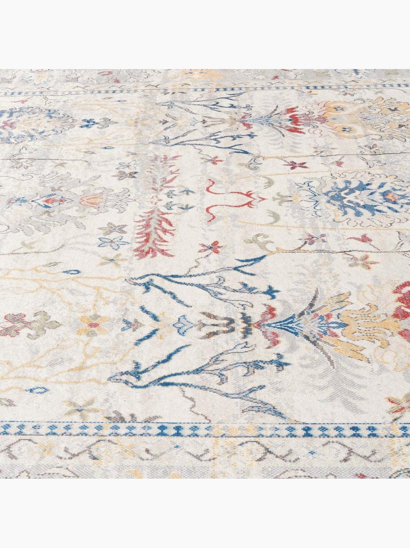 Tapis d'orient au motif oriental, style kilim, lyn11 perle Multicolore - Kiabi