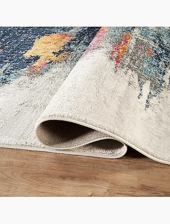 Tapis art abstrait - lyn3 desi couleurs vives