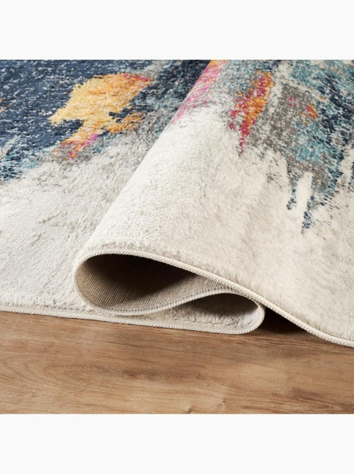 Tapis d'orient contemporain multicolore en polypropylène lyn3 ly. - Kiabi Tapis d'orient contemporain multicolore en polypropylène lyn3 ly. - Kiabi