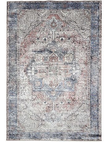 Tapis d'orient kilim motif oriental, lyn11 vintage c, tissée et chaleureuse