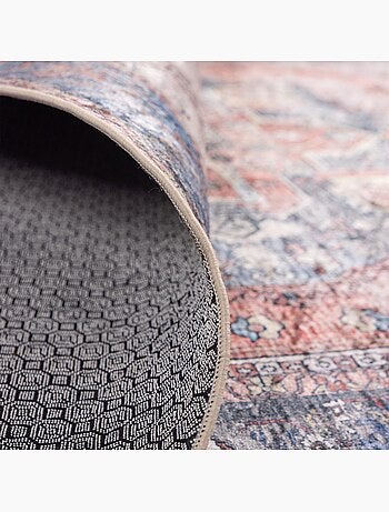 Tapis d'orient kilim motif oriental, lyn11 vintage c, tissée et chaleureuse