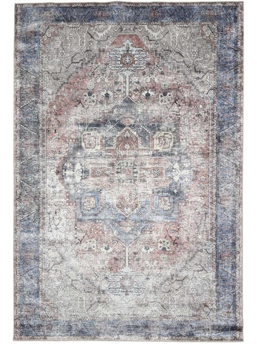 Tapis d'orient kilim motif oriental, lyn11 vintage c, tissée et chaleureuse - Kiabi