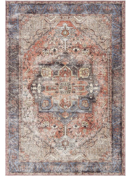Tapis d'orient kilim motif oriental, lyn11 vintage c, tissée et chaleureuse - Kiabi Tapis d'orient kilim motif oriental, lyn11 vintage c, tissée et chaleureuse - Kiabi
