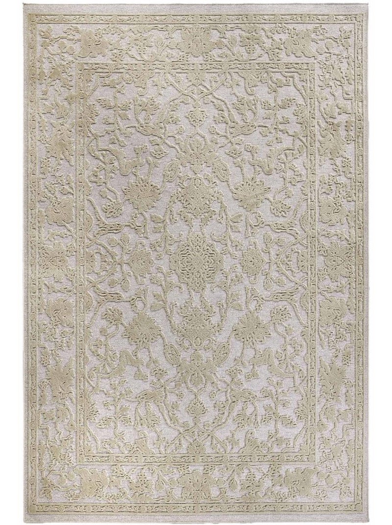Tapis d'orient kilim oriental, motif authentique, ambroise Ecru - Kiabi