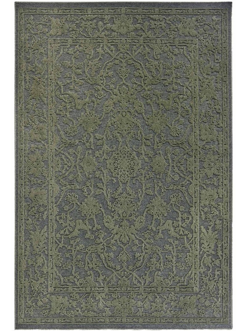 Tapis d'orient kilim oriental, motif authentique, ambroise Vert - Kiabi