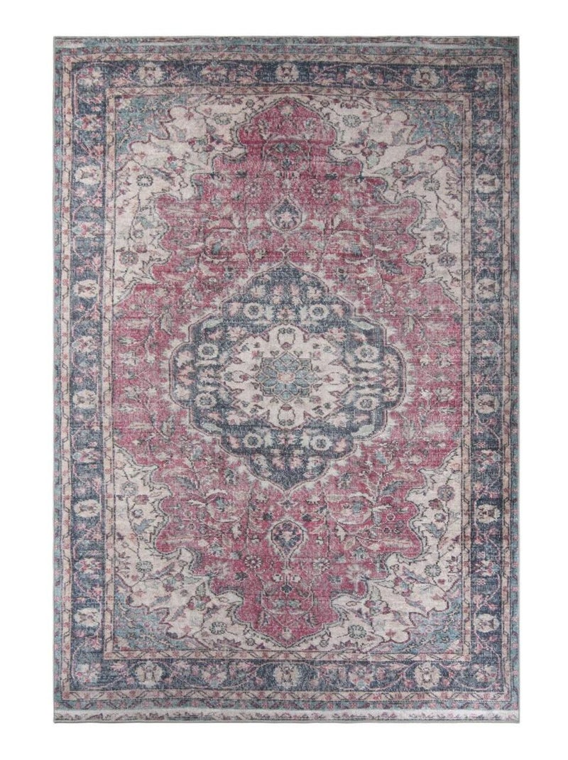 Tapis d'orient LYN11 MEDA 1 facile d'entretien Bordeaux - Kiabi