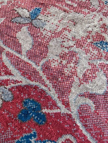 Tapis d'orient LYN11 MEDA 2, inspiration Isfahan, facile d'entretien