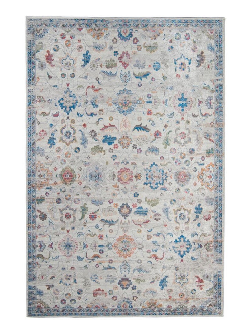Tapis d'orient LYN11 OLOV 1 facile d'entretien Beige - Kiabi