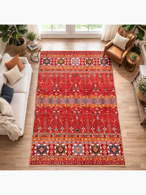 Tapis d'orient LYN11 VINTAGE A facile d'entretien - Kiabi