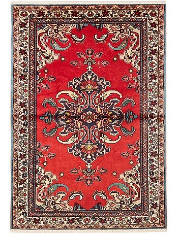 Tapis d'orient, motif oriental authentique, noué main, hamadan 42