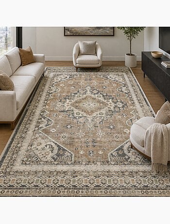 Tapis d'orient, motif oriental authentique, tissé, lyn52 bouka