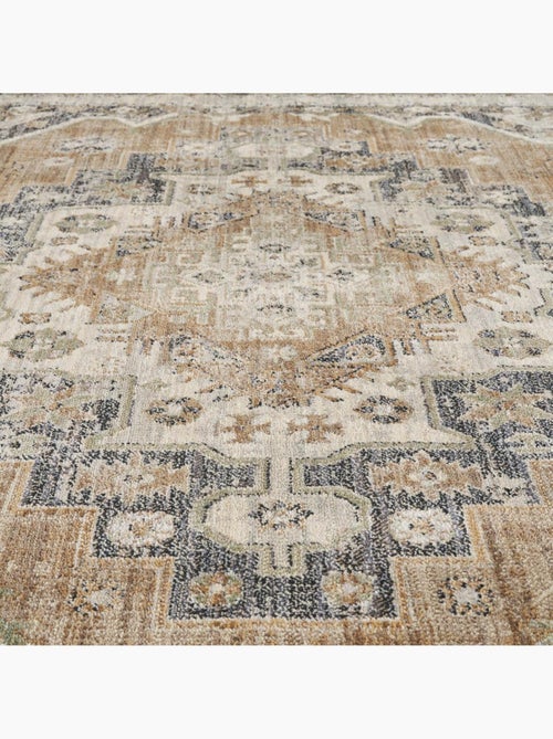 Tapis d'orient, motif oriental authentique, tissé, lyn52 bouka - Kiabi