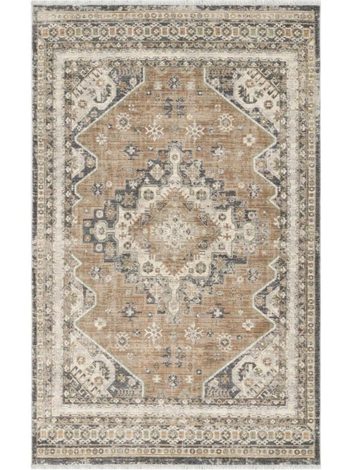 Tapis d'orient, motif oriental authentique, tissé, lyn52 bouka - Kiabi