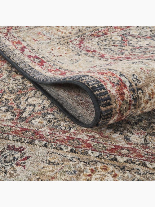Tapis d'orient, motif oriental authentique tissé, lyn52 tabriza - Kiabi