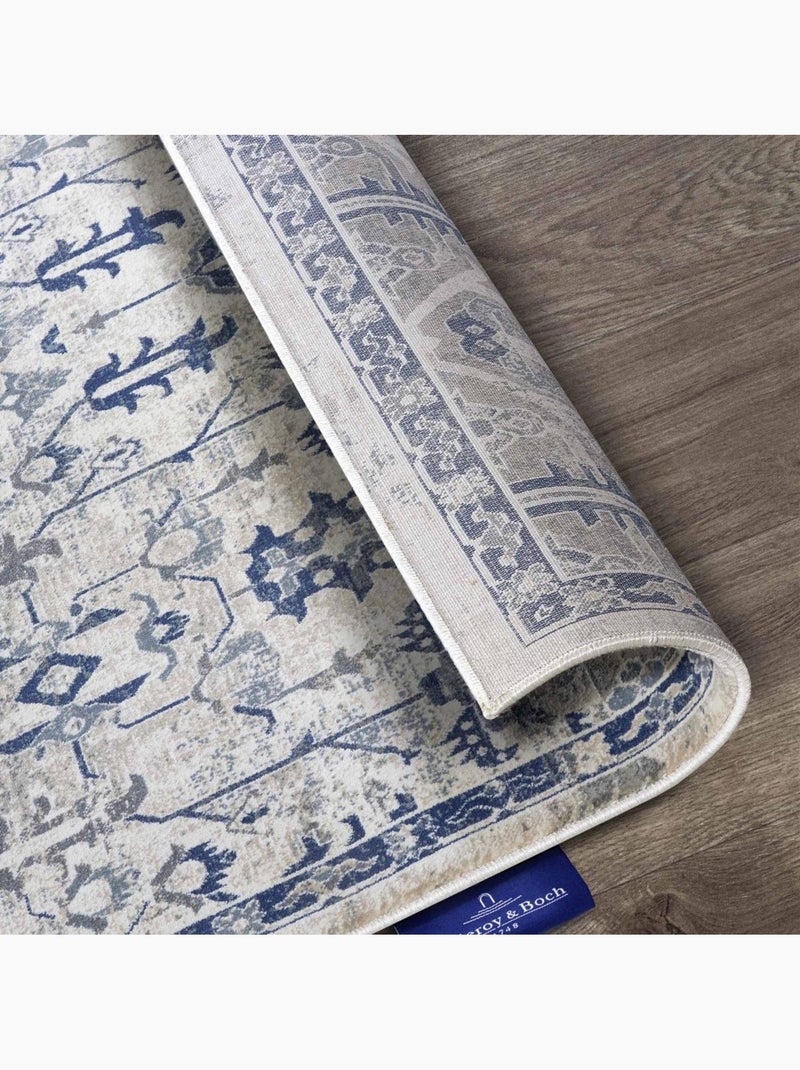Tapis d'orient, motif oriental, emmanuel, ambiance chaleureuse Ecru - Kiabi