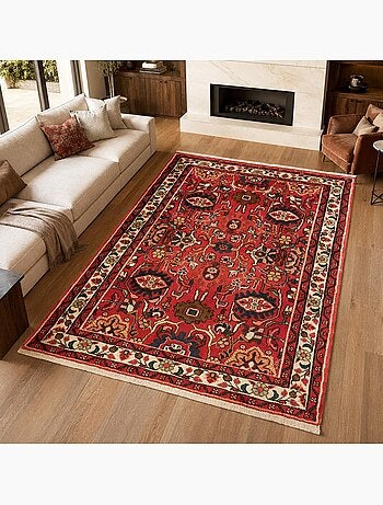 Tapis d'orient oriental, noué main en laine, hamadan 45