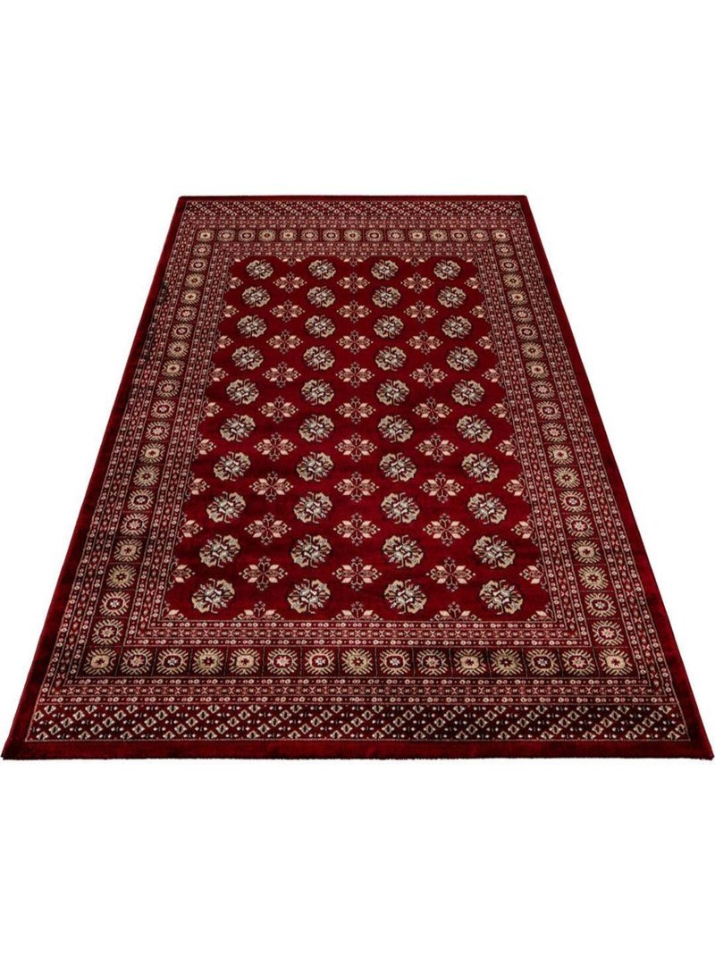 Tapis d'orient rouge rectangle Mara Rouge - Kiabi