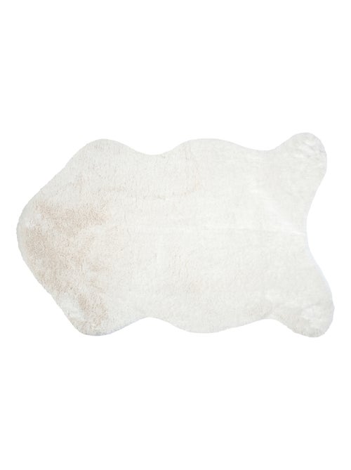 Tapis doux forme peau - Kiabi