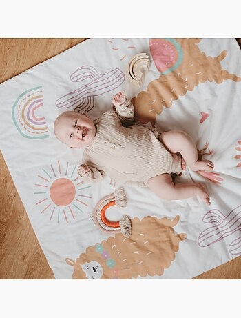 Tapis d'?veil nomade alpaga