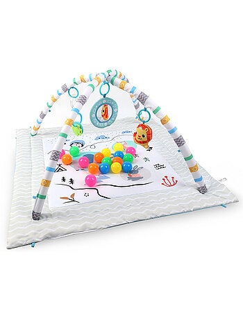Tapis éducatif 2-en-1 TinyMini Amusement à la montagne