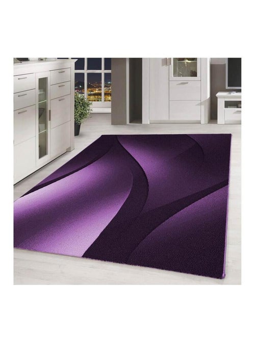 Tapis effet courbe pour salon design rectangle Kris - Kiabi