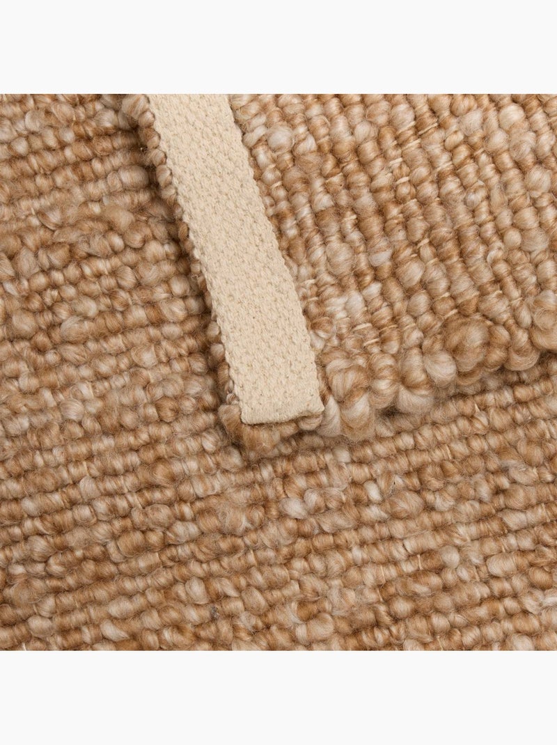 Tapis effet laine VOLNA Camel - Kiabi
