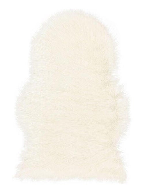 Tapis effet peau de mouton longues mèches Alisa - Kiabi