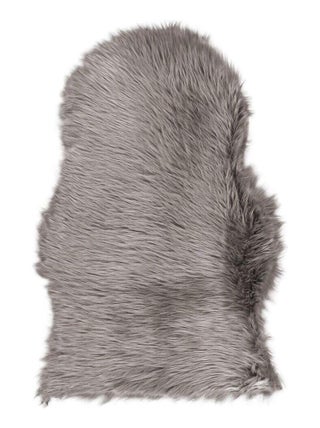 Tapis effet peau de mouton longues mèches Alisa