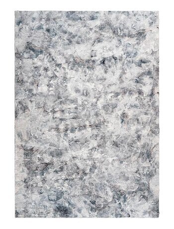 Tapis effet usé très doux en polyester Bolero