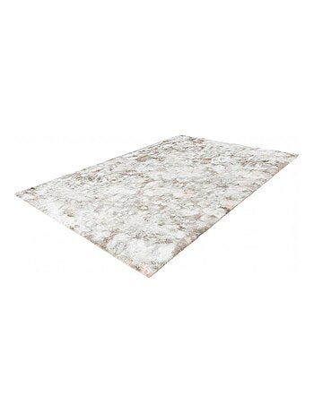 Tapis effet usé très doux en polyester Bolero