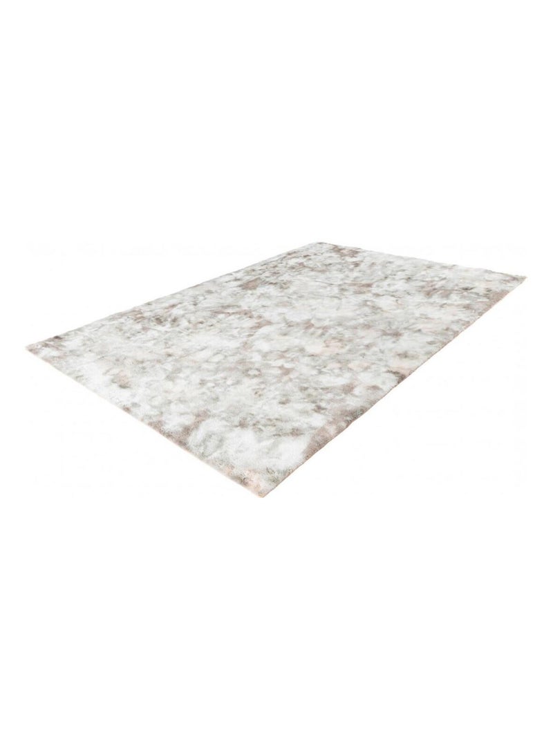 Tapis effet usé très doux en polyester Bolero Beige - Kiabi