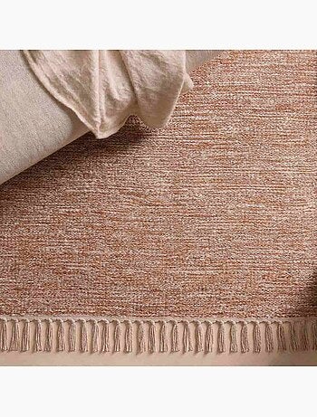 Tapis en coton à franges 60x90cm