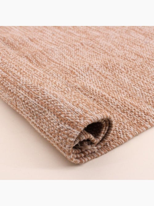 Tapis en coton à franges 60x90cm - Kiabi
