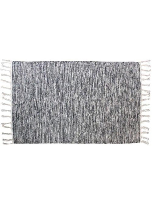 Tapis en coton à franges 60x90cm - Kiabi