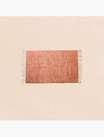 Tapis en coton à franges 60x90cm