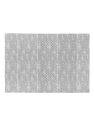 Tapis en coton plat gris intérieur moderne Nilo