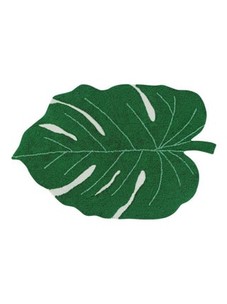 Tapis en forme de feuille pour salon Monstera Lorena Canals
