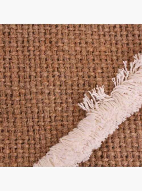 Tapis en jute à motifs géométriques 120x170cm - Kiabi