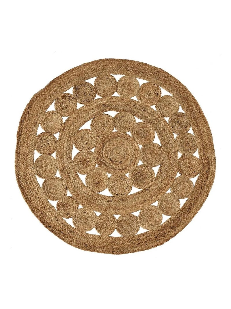 Tapis en jute Beige - Kiabi