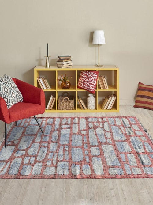 Tapis en jute fait à la main motif géométrique JUTAP - Kiabi
