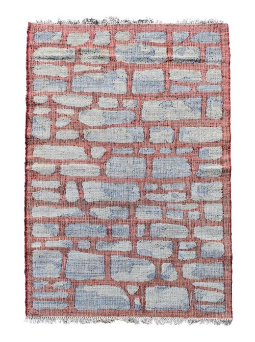 Tapis en jute fait à la main motif géométrique JUTAP - Kiabi