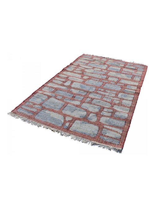 Tapis en jute fait à la main motif géométrique JUTAP - Kiabi