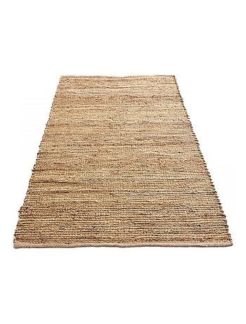 Tapis en jute fait à la main motif uni NATURE 1