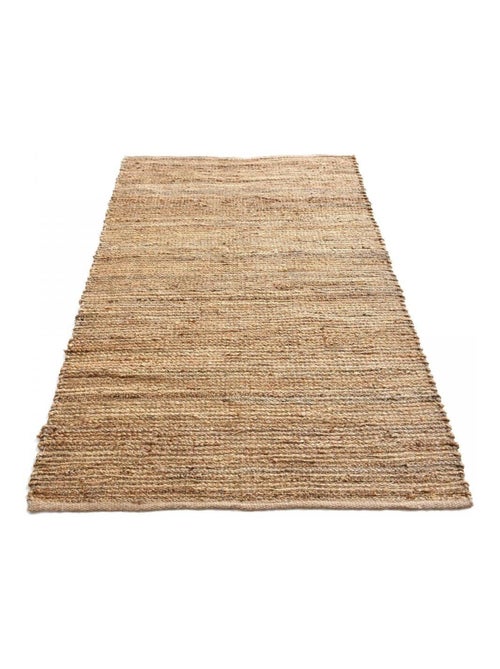 Tapis en jute fait à la main motif uni NATURE 1 - Kiabi