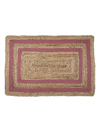 Tapis en jute modèle berry