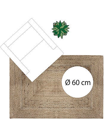 Tapis en jute natura